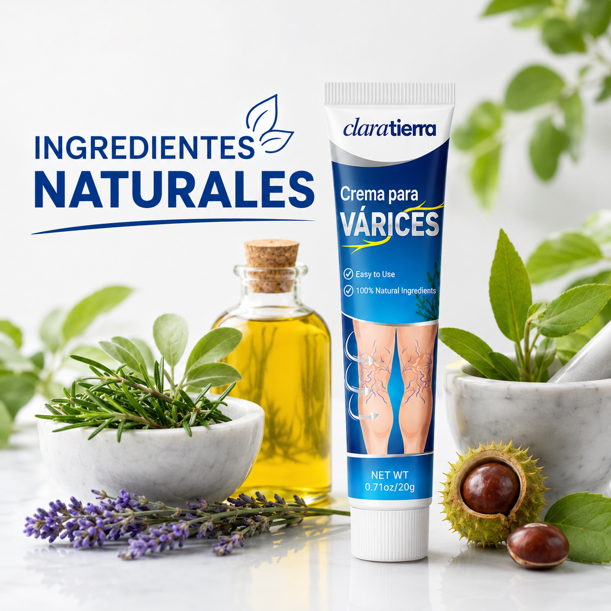 Crema para Várices – Fórmula Calmante para el Cuidado de las Piernas