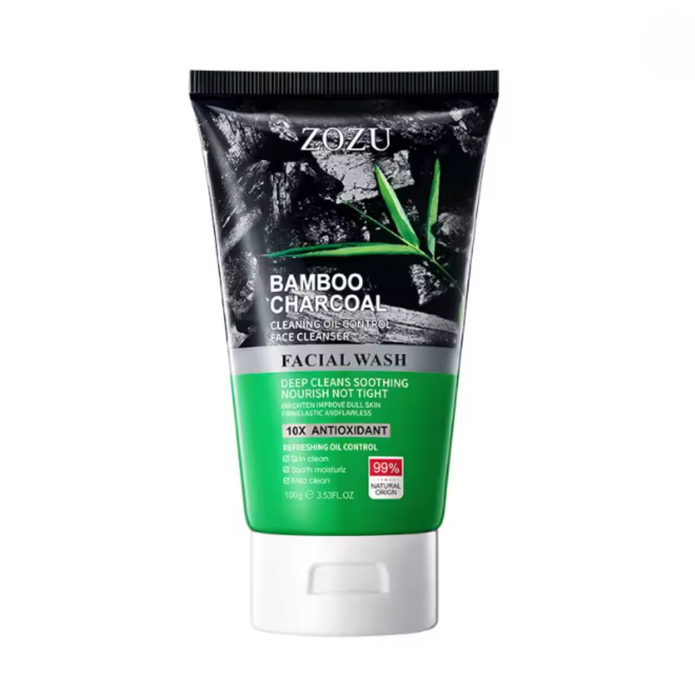 Limpieza Pura Carbón de Bambú Facial Wash
