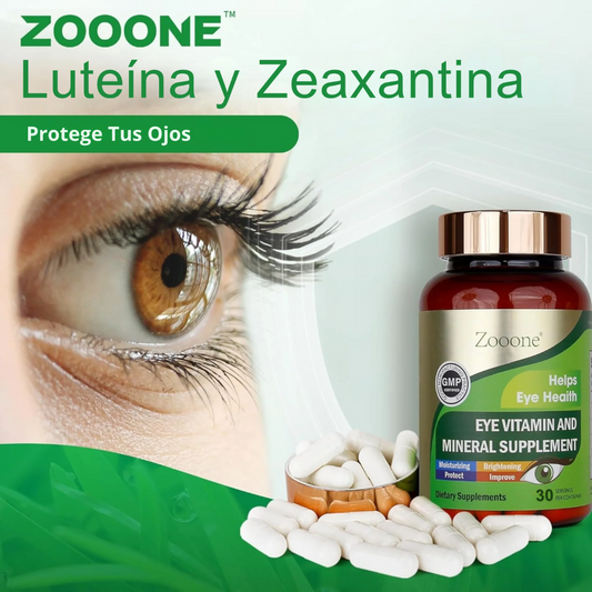 Zooone® Visión Plus – Luteína y Zeaxantina para Ojos Sanos y Claros
