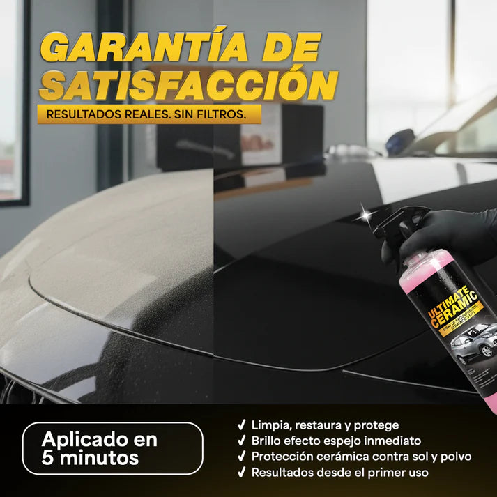 Cerámica definitiva | Spray de Recubrimiento Cerámico 3 EN 1 | 500 ML