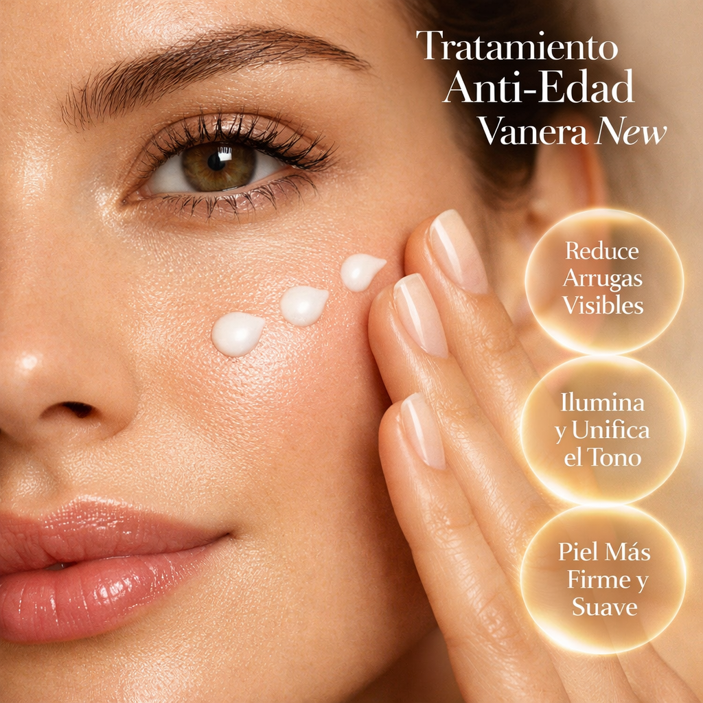 Crema Facial Vanera New – Rejuvenecimiento Profundo y Piel Radiante en Días