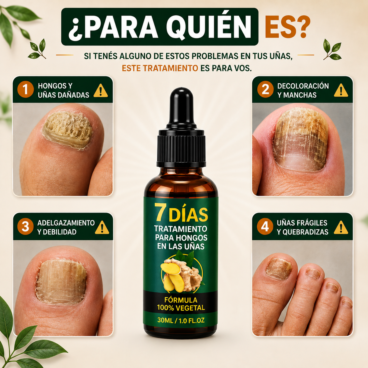 7Dias Tratamiento para Uñas – Uñas Más Fuertes, Saludables y Radiantes Desde la Primera Aplicación