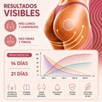Esculpí y Realzá Tus Glúteos – Más Firmes, Definidos y con Mayor Volumen Día Tras Día