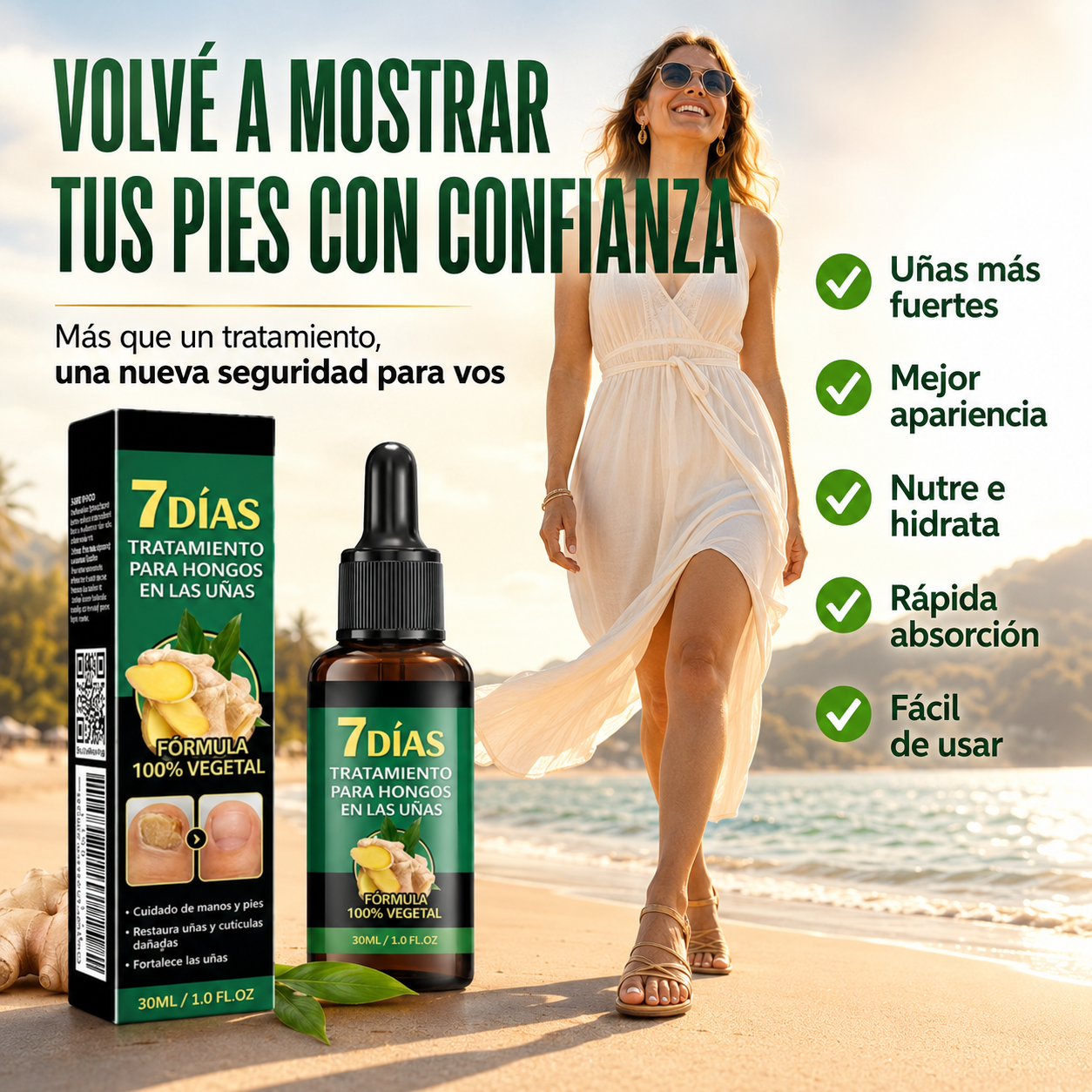 7Días Tratamiento para Uñas - Volvé a lucir uñas más sanas y fuertes con confianza.