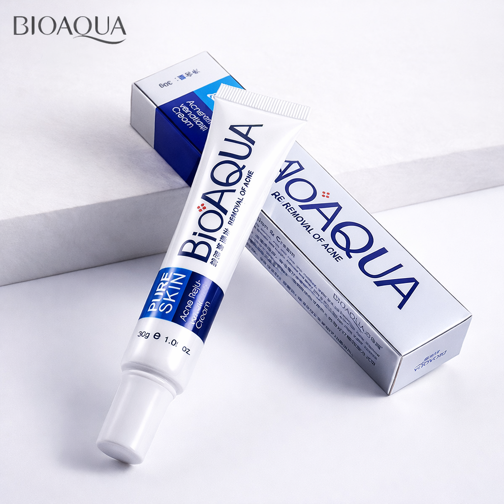 Bioaqua Anti Acne Cream – Control de Grasa • Reducción de Poros • Reparación de Marcas