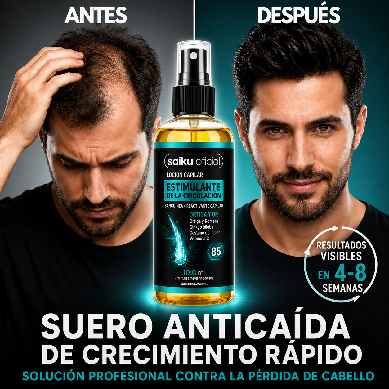 Activador para spray capilar - Reconstruye tu cabello naturalmente