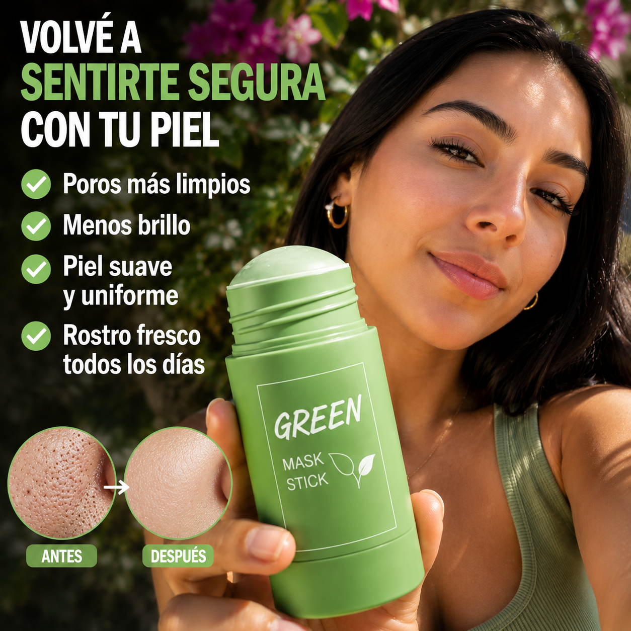 Green Mask Stick – Limpieza Profunda y Control de la Grasitud en Solo 10 Minutos