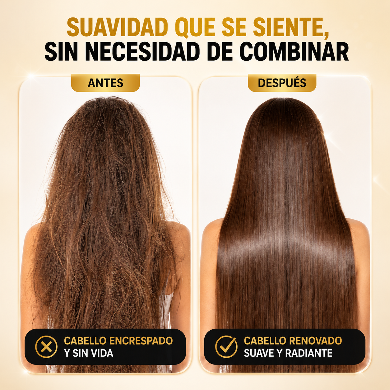Mascarilla capilar mítica - transforma tu cabello seco y dañado en un cabello suave y brillante.