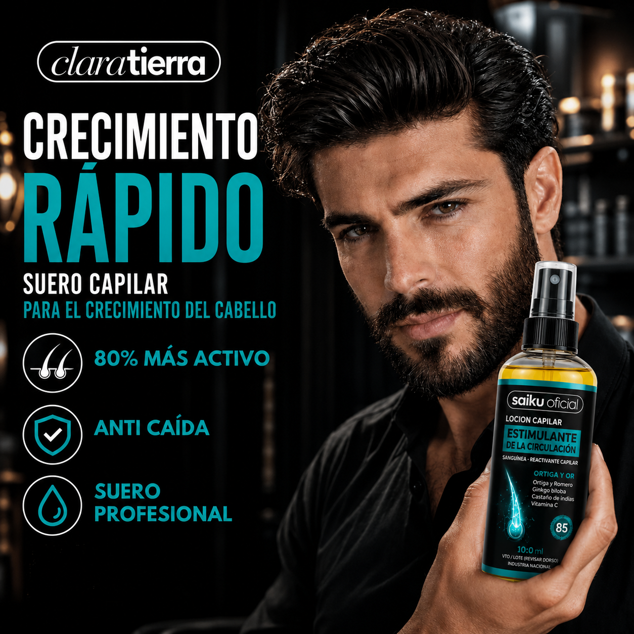 Activador para spray capilar - Reconstruye tu cabello naturalmente