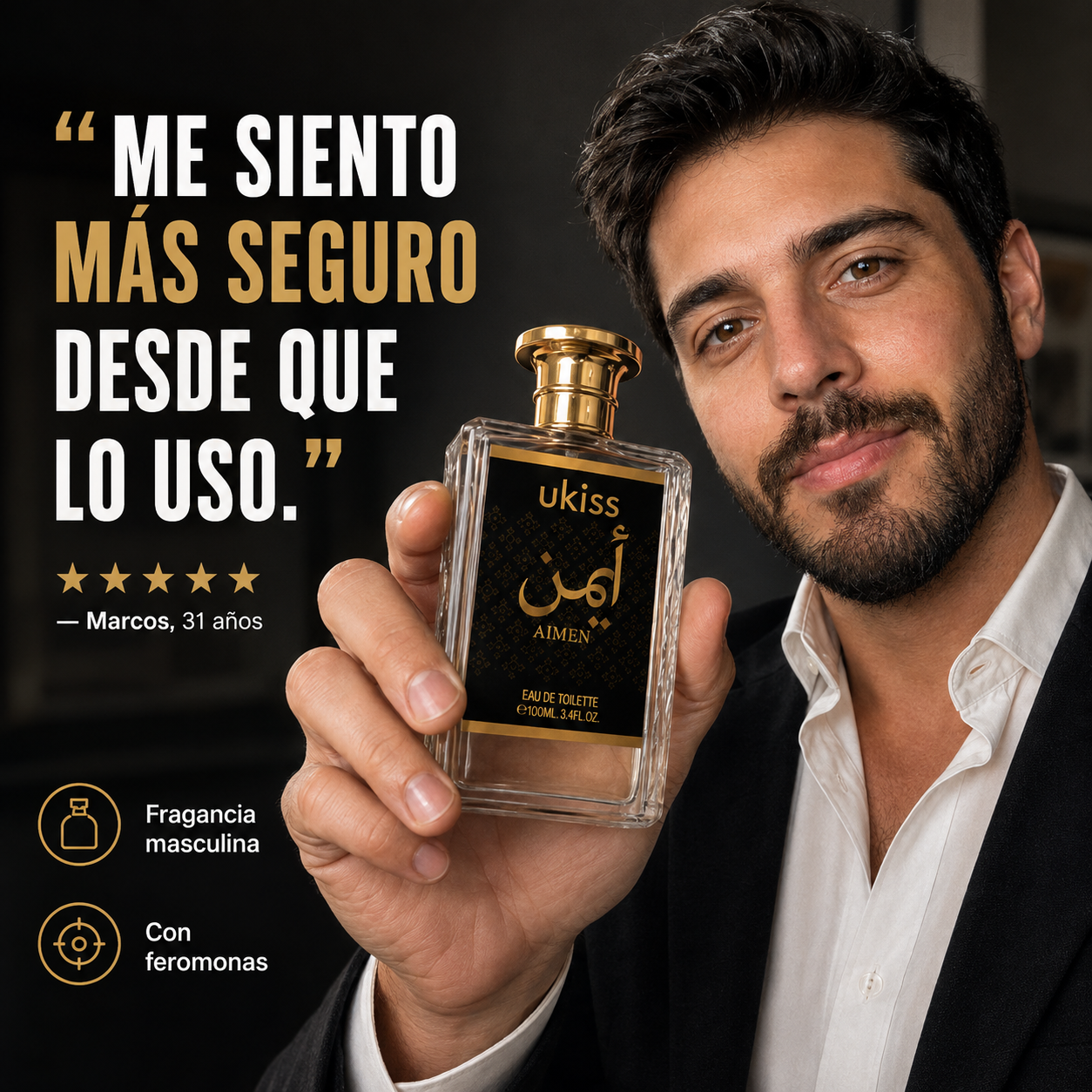 UKISS AIMEN PERFUME DE FEROMONAS - Despertá tu atractivo. Dejás una impresión inolvidable.
