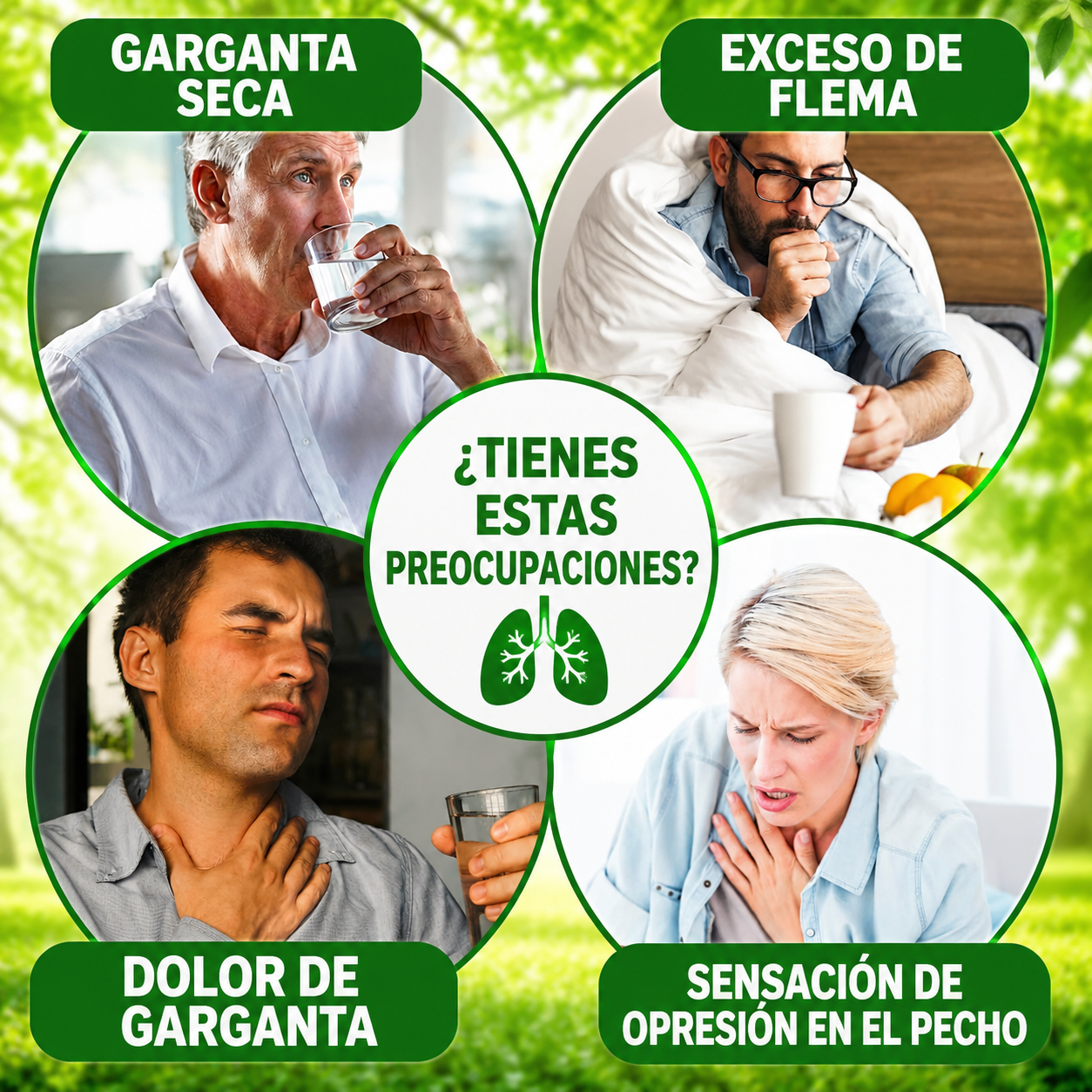 Limpieza pulmonar herbal Respira: ¡Respire libremente de nuevo sin congestión, tos ni molestias respiratorias!