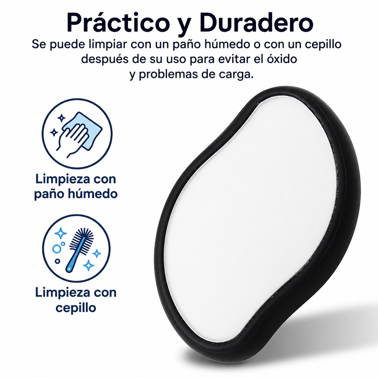 Eliminador de Vello de Cristal - Eliminador de Vello y Exfoliante para una Piel Suave al Instante