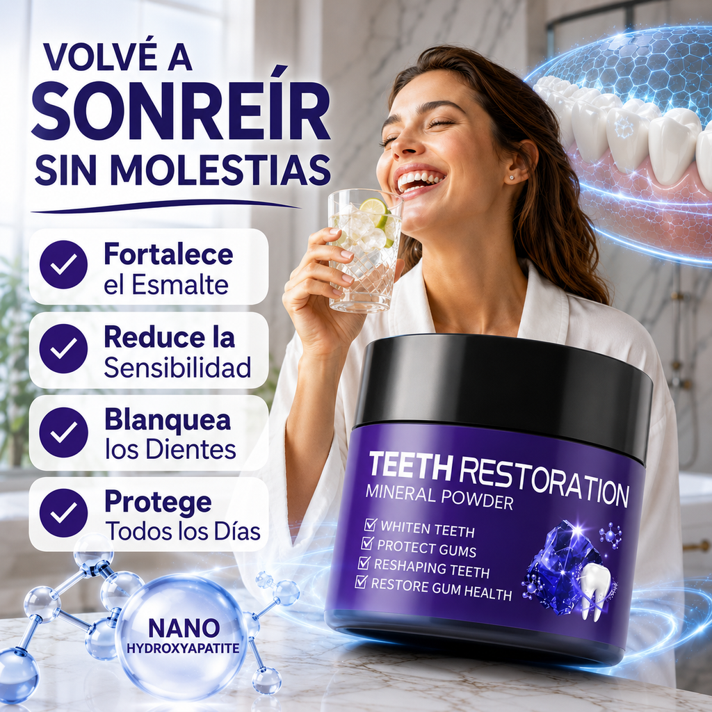 Pasta Dental Remineralizante con Nano Hidroxiapatita - Recuperá unos dientes más fuertes y saludables con cada cepillado