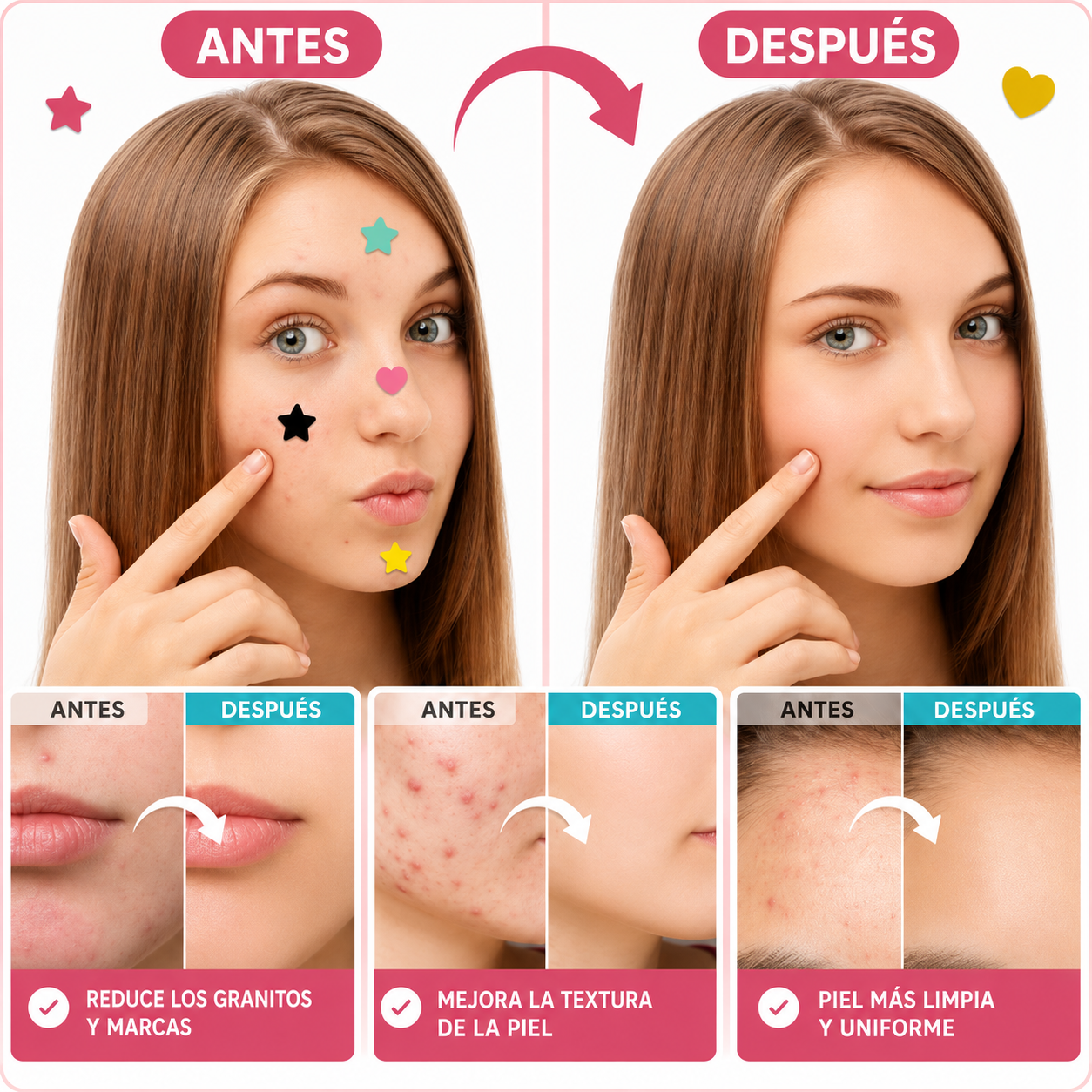 Parche Para Acné – Parches Invisibles Hidrocoloides Anti Imperfecciones