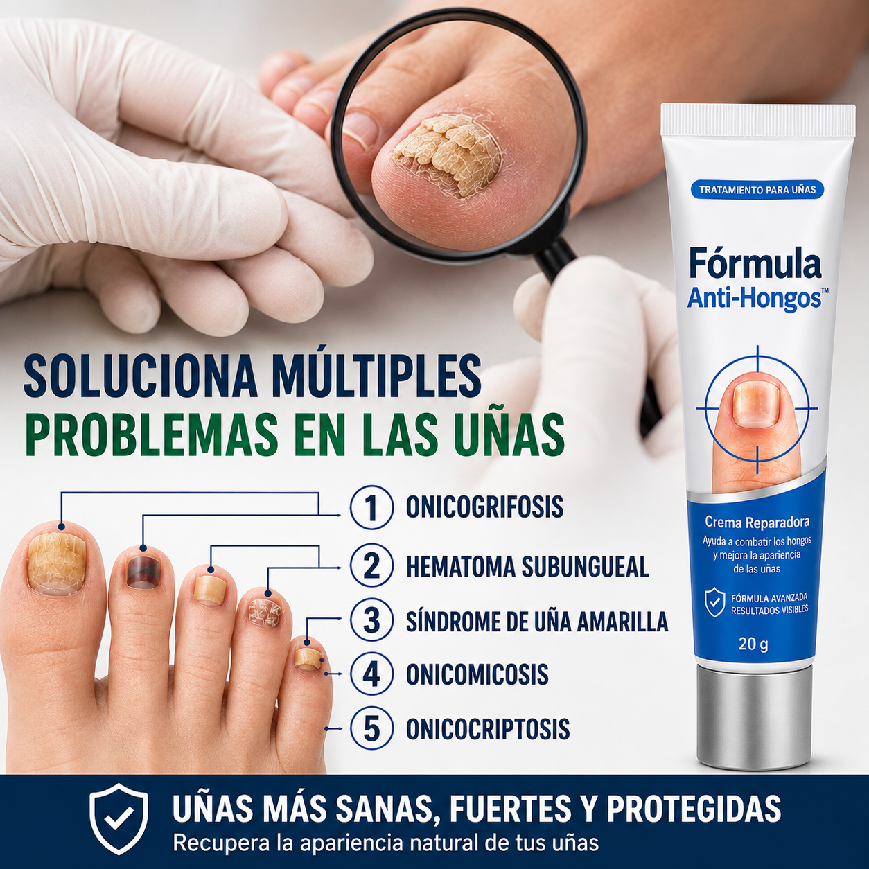 Fórmula Anti-Hongos – Uñas Renovadas y de Aspecto Saludable