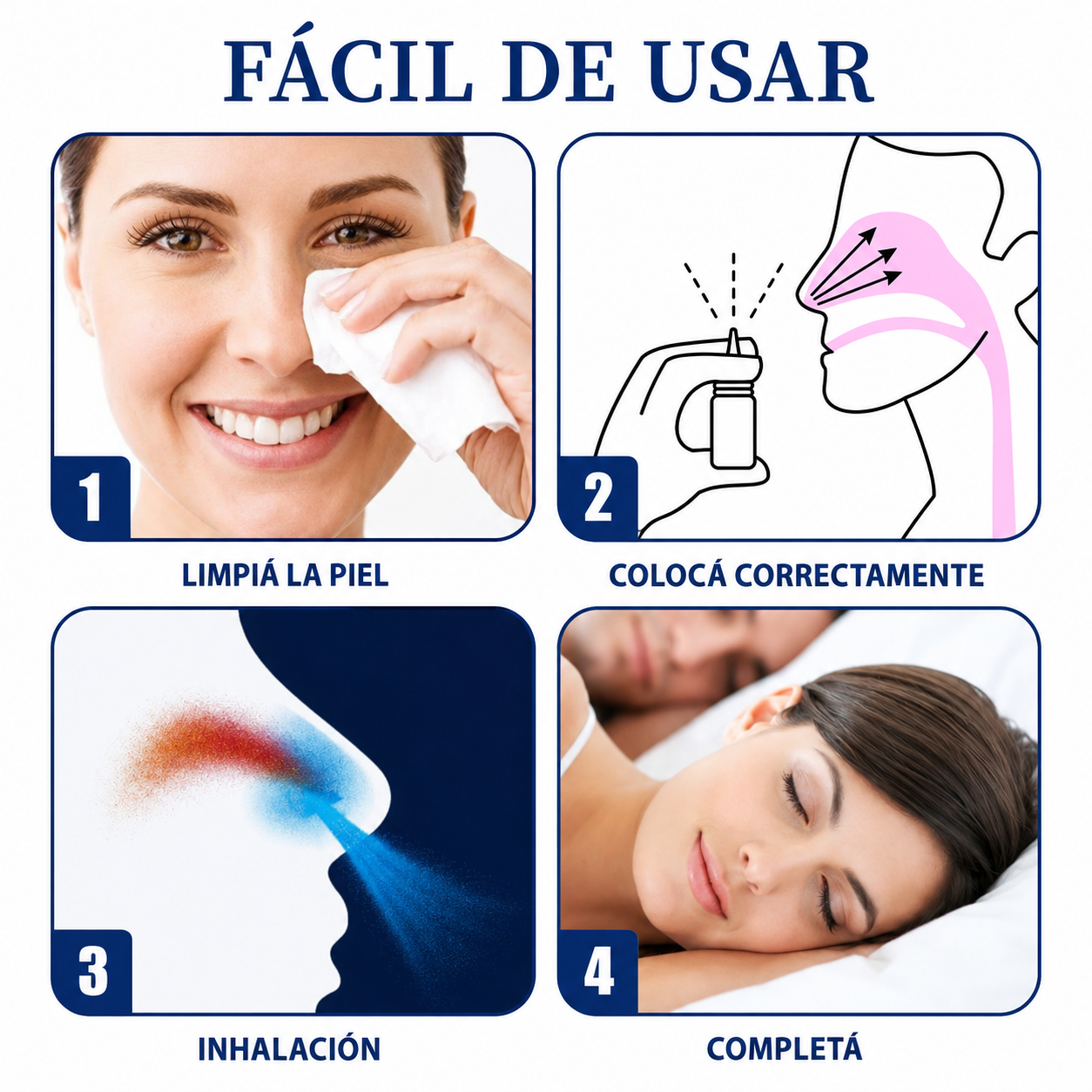 Spray Nasal para el Alivio de las Alergias – Alivio Rápido por Hasta 12 Horas