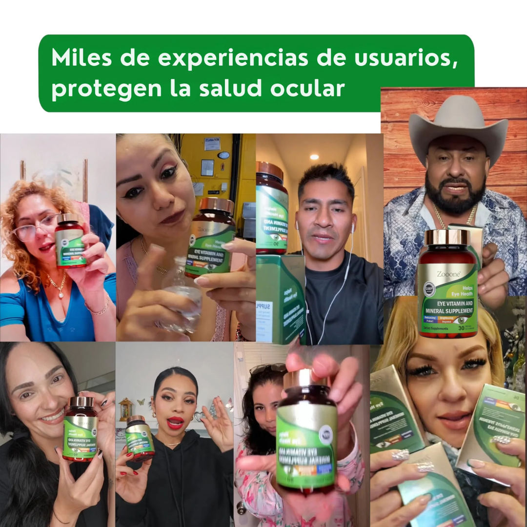 Vitaminas Naturales para la Salud Ocular con Luteína y Zeaxantina | Protección y Mejora de la Visión