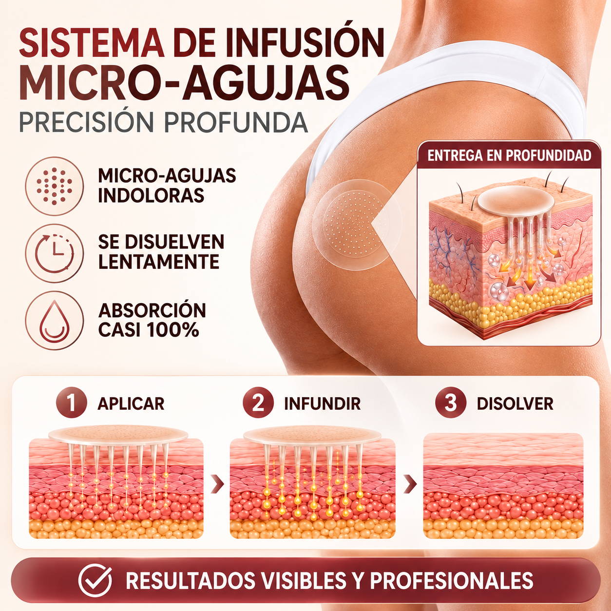 Esculpí y Realzá Tus Glúteos – Más Firmes, Definidos y con Mayor Volumen Día Tras Día