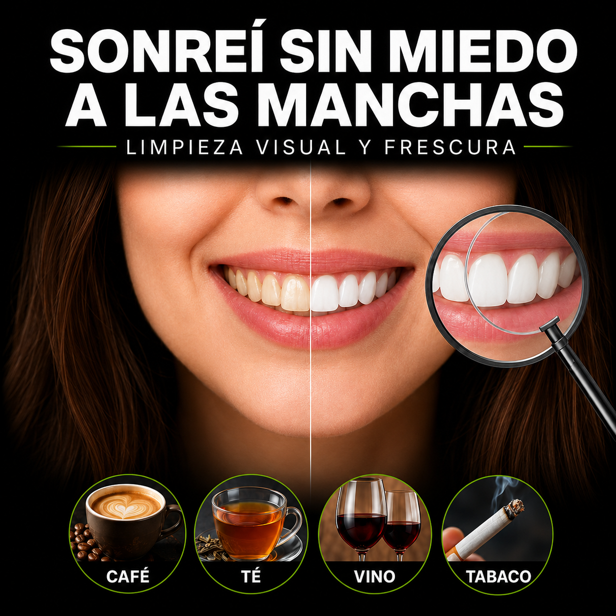 Polvo Dental Smile - una sonrisa más blanca, fresca y segura desde casa