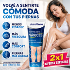 CLARATIERRA® CREMA PARA VÁRICES - Más frescura, ligereza y confort para tus piernas