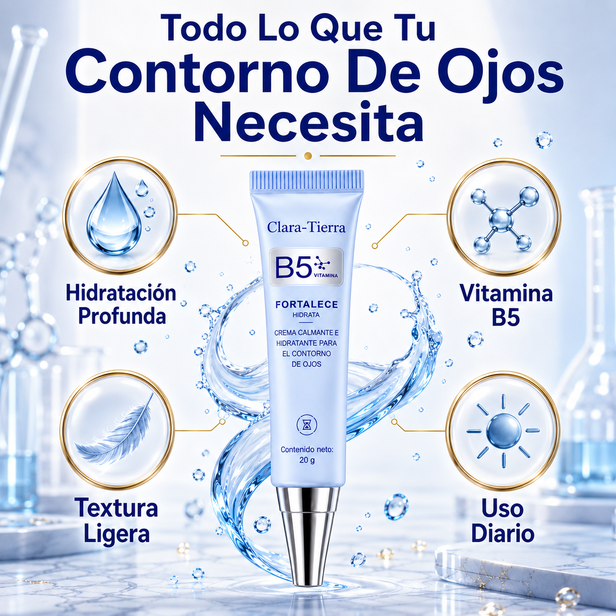 Crema Reparadora para el Contorno de Ojos - Reviví Tu Mirada. Recuperá Tu Confianza.