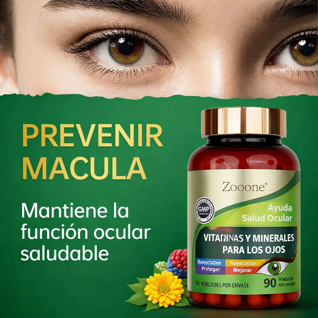 Zooone – Suplemento de vitaminas para la vista con luteína