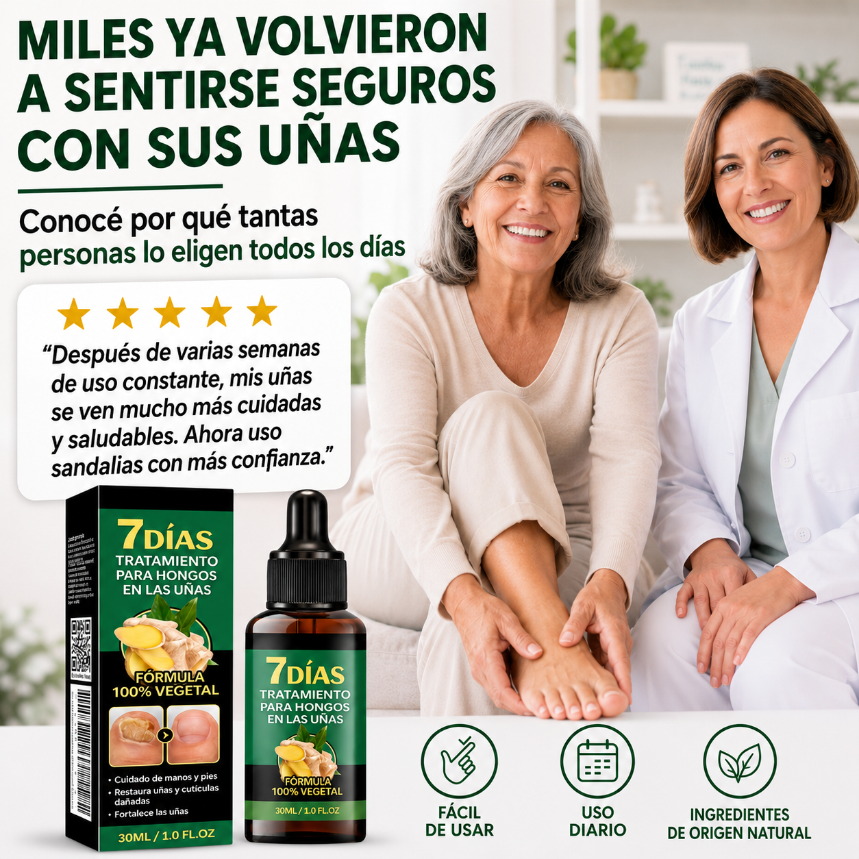 7Días Tratamiento para Uñas - Volvé a lucir uñas más sanas y fuertes con confianza.
