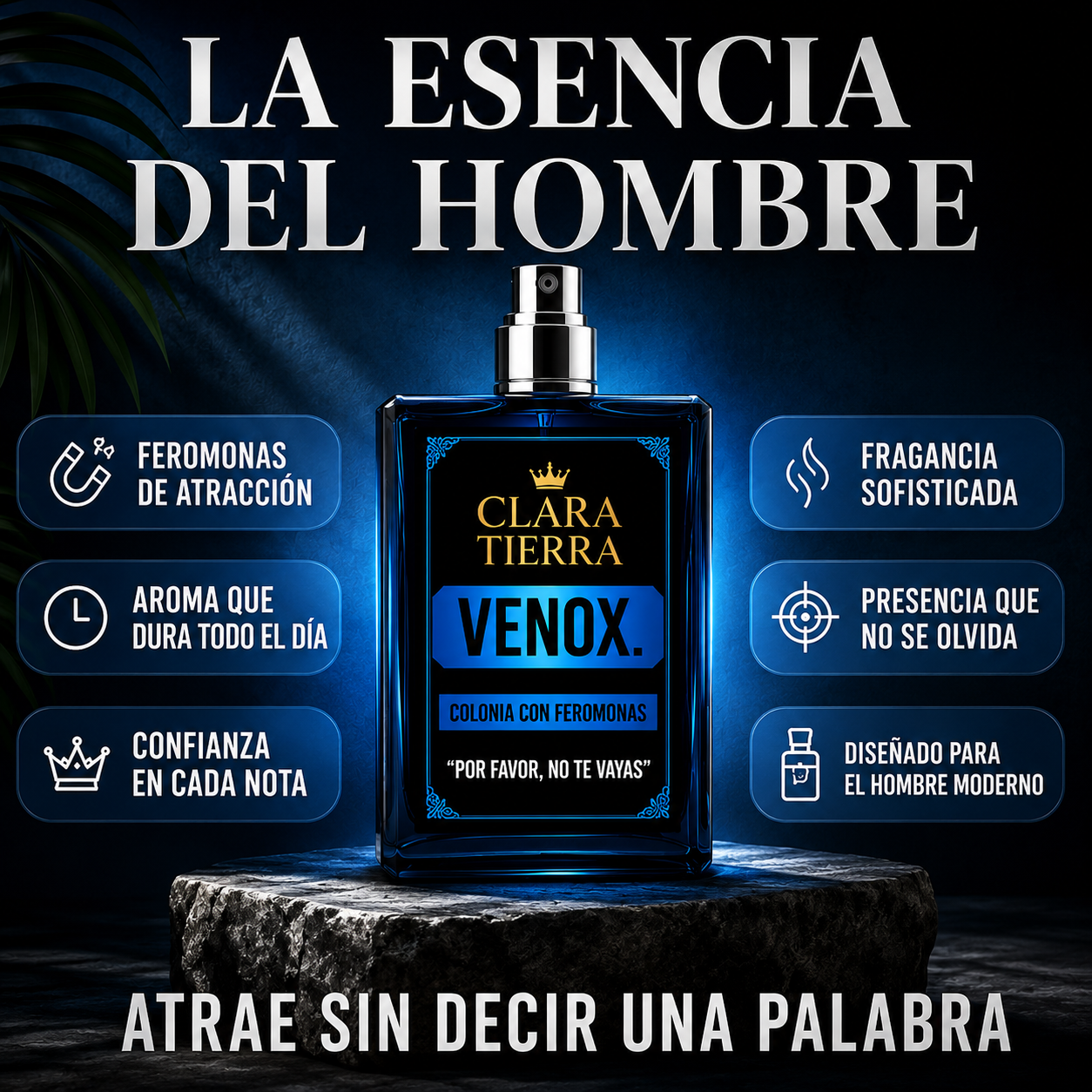 Feromonas para Hombres VENOX - Despierta Tu Confianza y Deja una Impresión Inolvidable