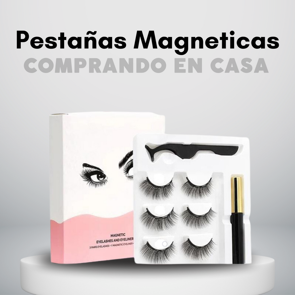 Pestañas Magnéticas reutilizables (Pack 3 pares)