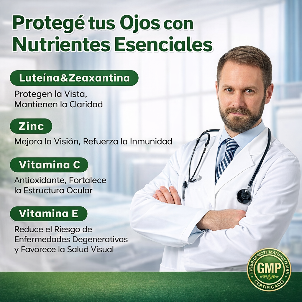 Zooone – Suplemento de vitaminas para la vista con luteína