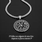 Collar con colgante de runa Lún: despierta tu fuerza interior