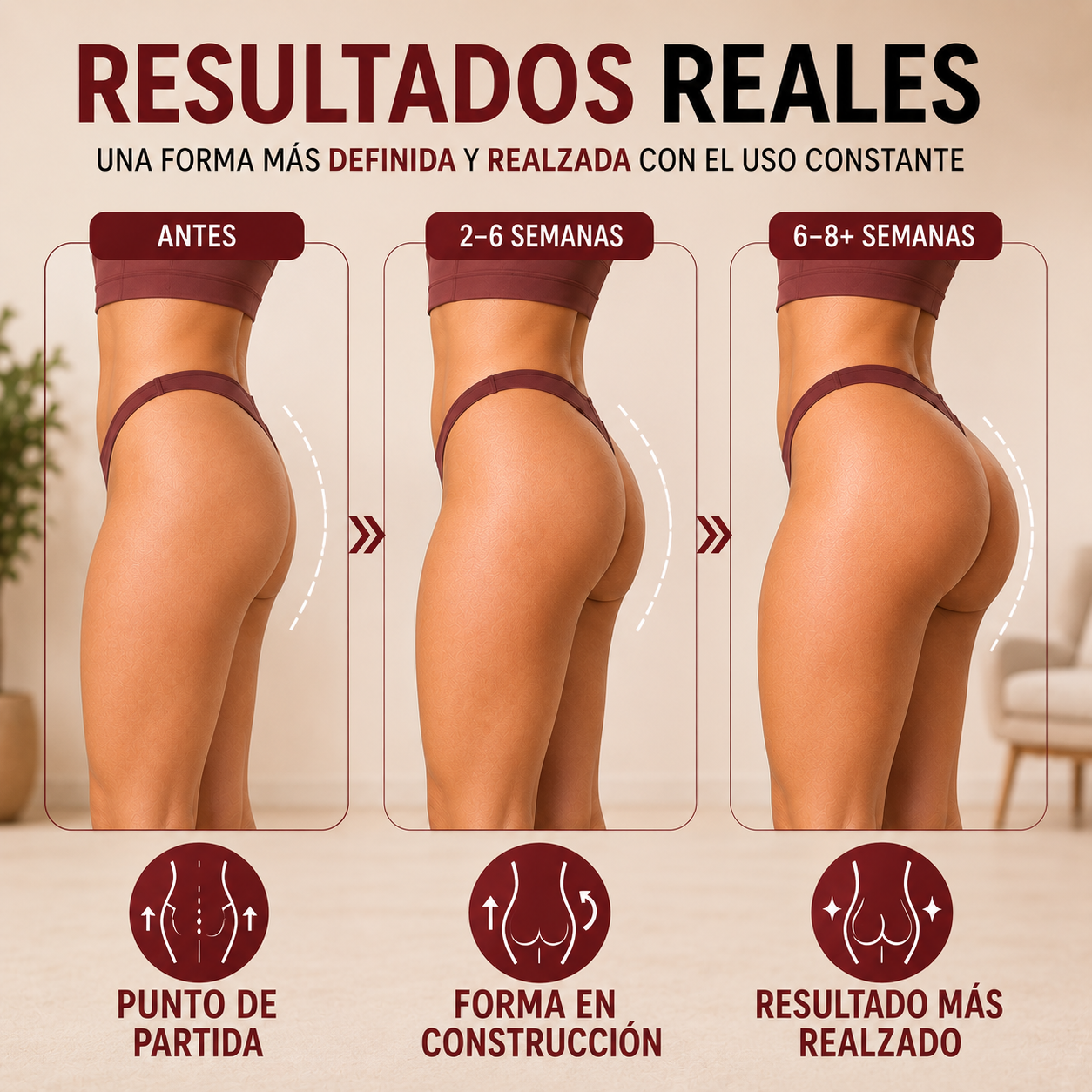 Parches reafirmantes para glúteos - Parches de Realce para Glúteos para Definir y Potenciar la Apariencia de tus Curvas