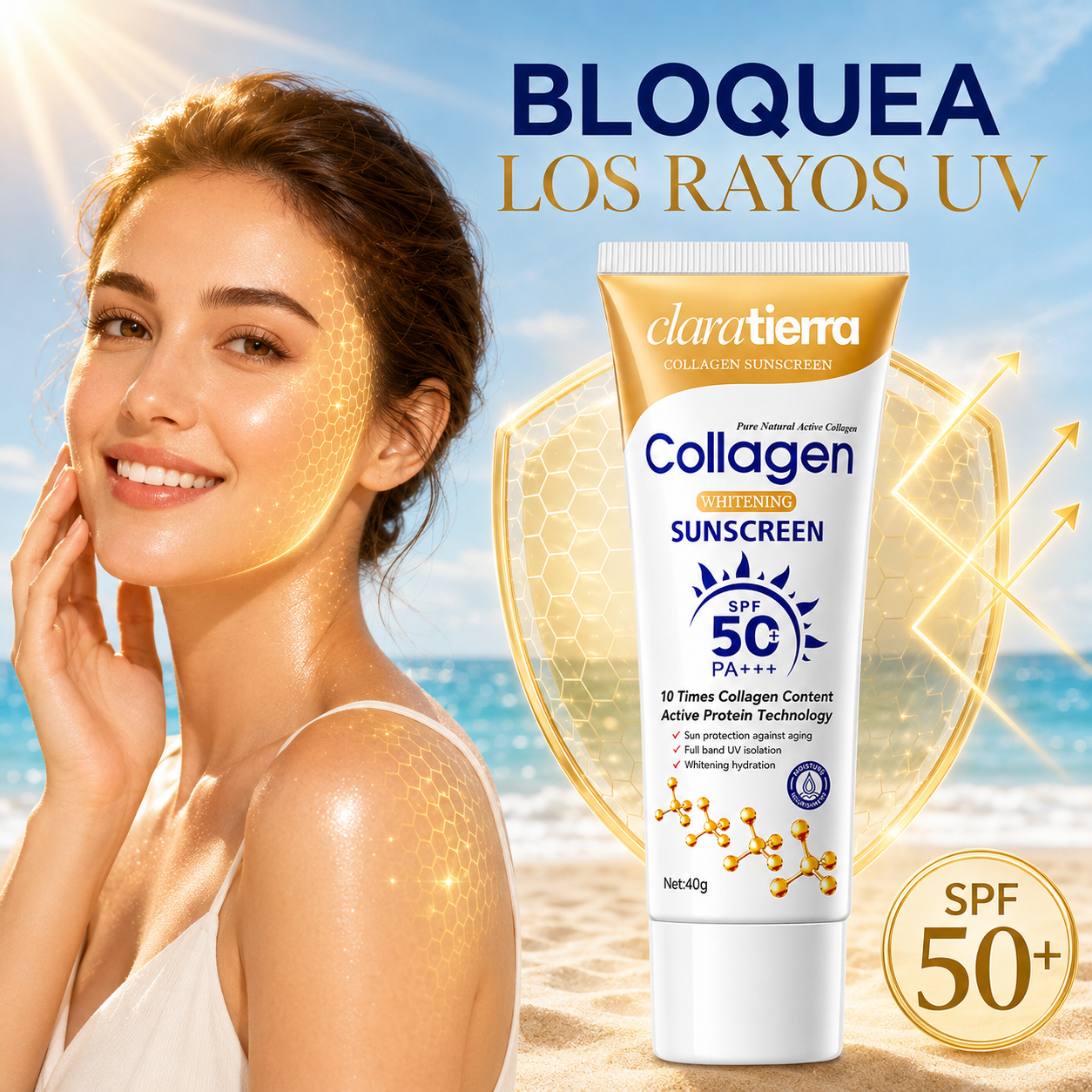 Protector Solar Ultra SPF 90+ Colágeno