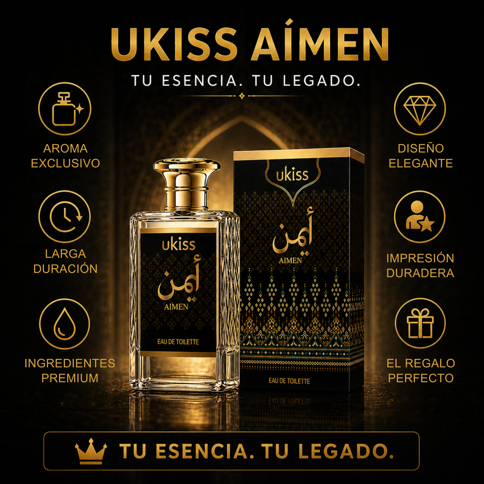 UKISS AIMEN - Fragancia masculina. Presencia inolvidable.