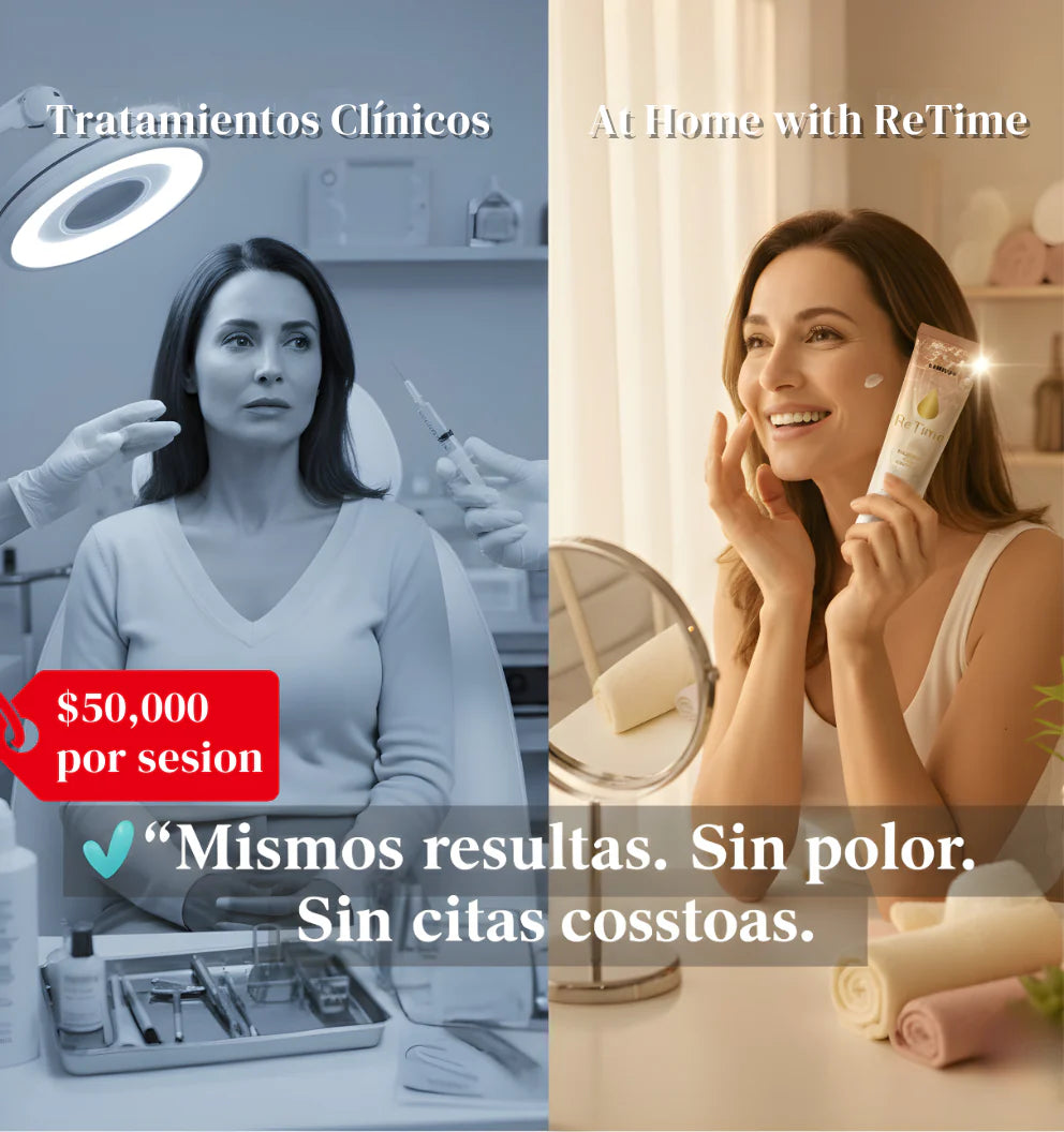 Crema antiedad ReTime: luce más joven sin clínicas ni agujas