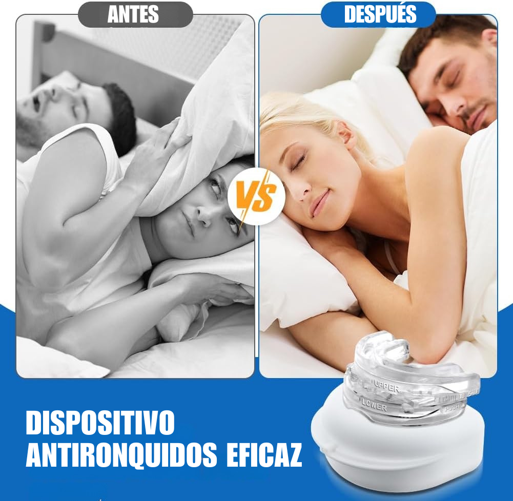 Protector bucal antironquidos: Duerme en silencio y despierta renovado