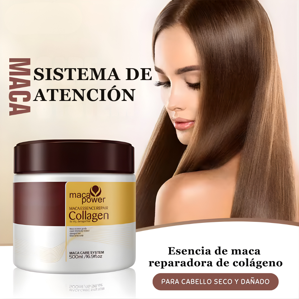 Mascarilla capilar profesional – Reparación profunda con colágeno y aceite de argán