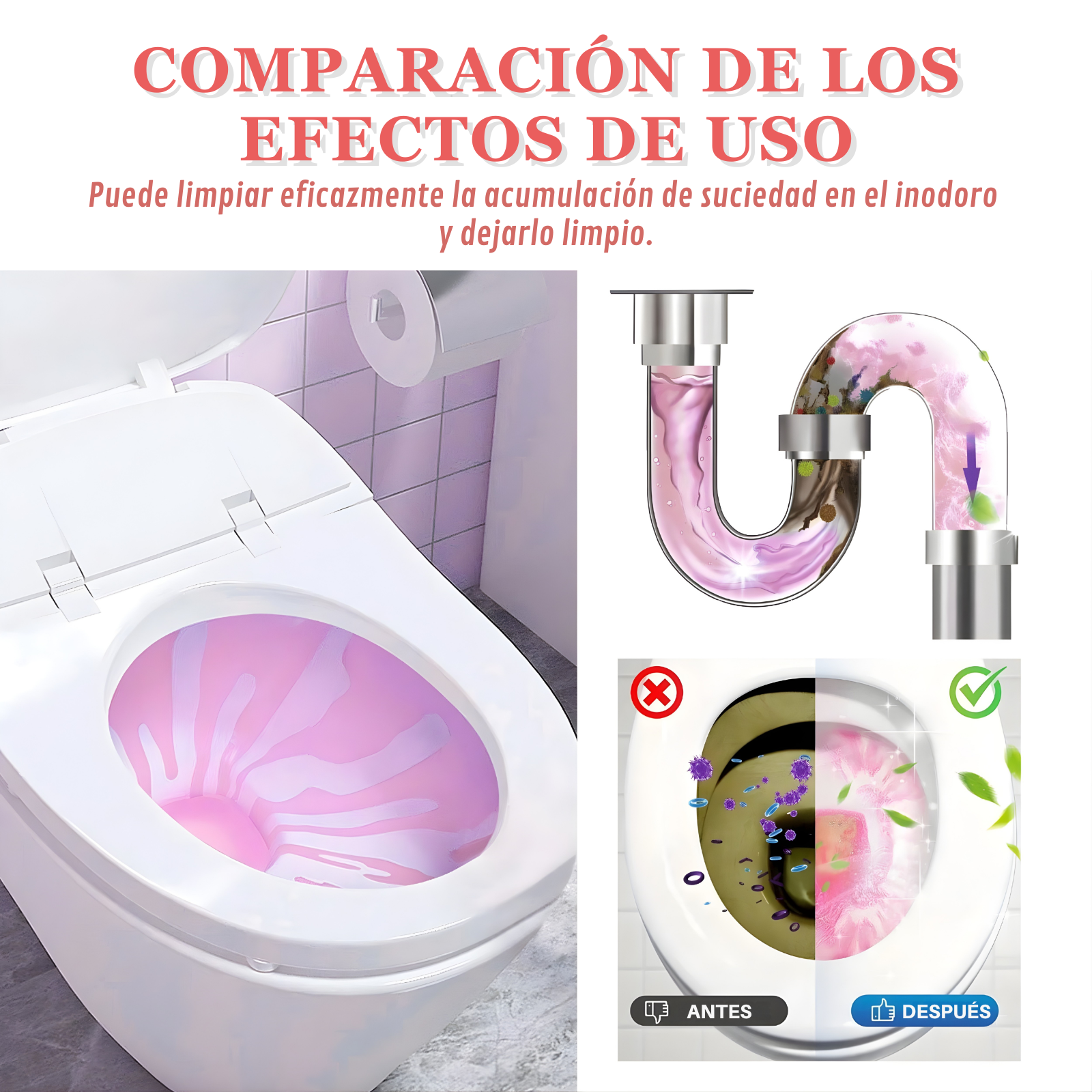 Pastillas limpiadoras para inodoros: limpieza profunda inmediata para un inodoro fresco