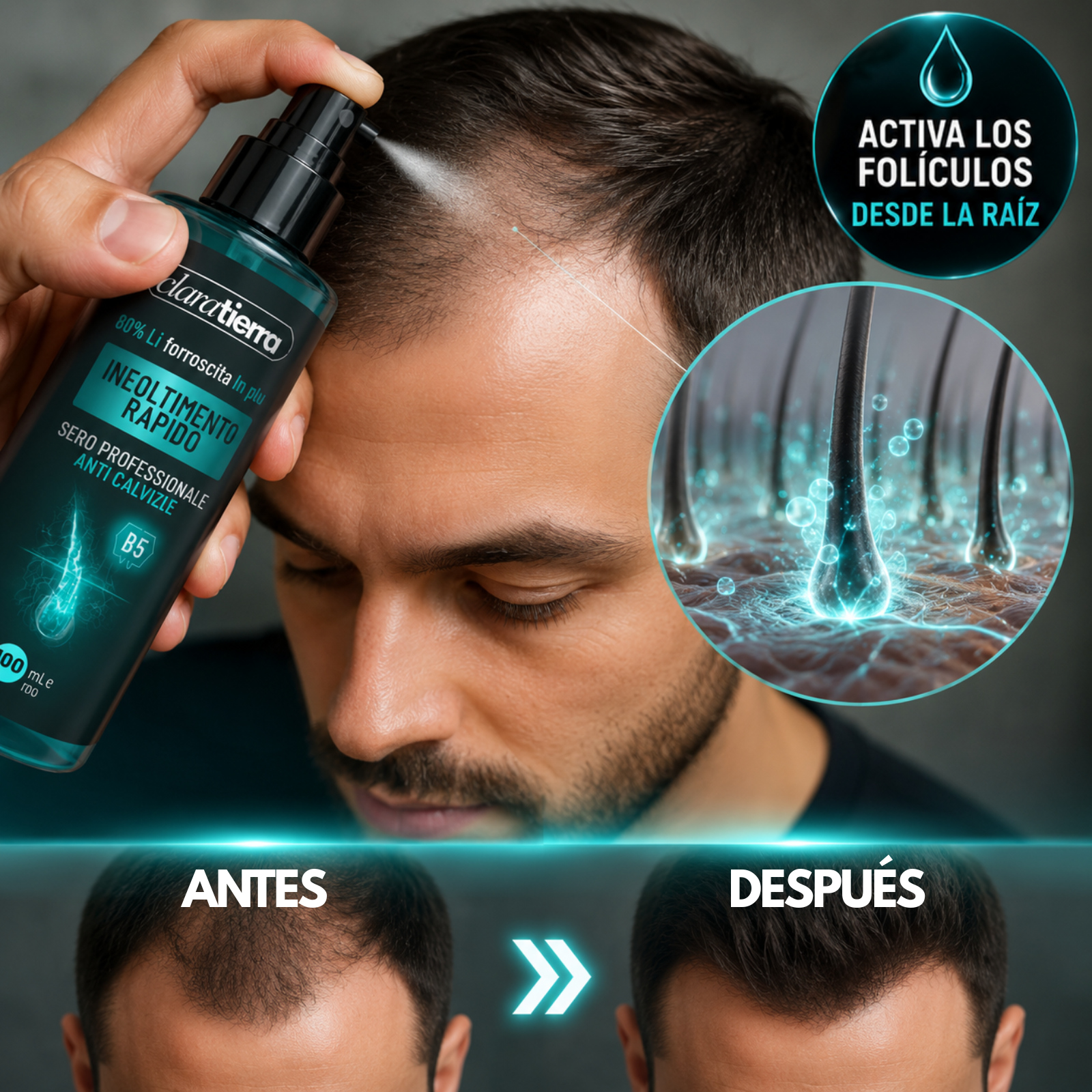 Activador para spray capilar - Reconstruye tu cabello naturalmente