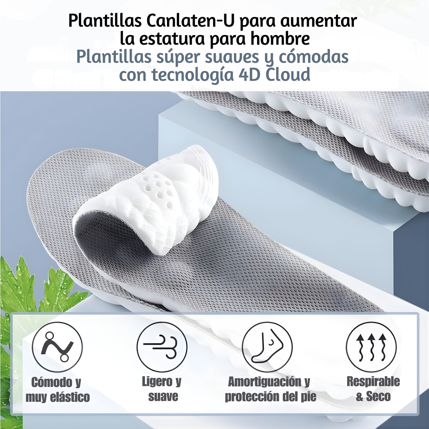 Plantillas Cloud Tech: ¡Camina sobre nubes, dile adiós al dolor de pies!