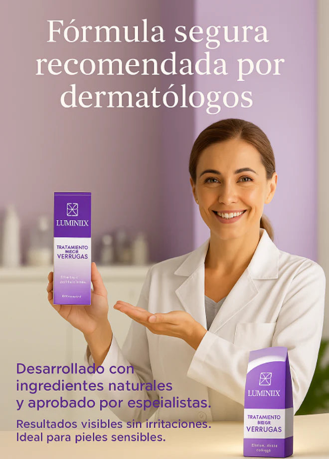 Luminiix – Eliminador natural de verrugas para una piel suave y limpia