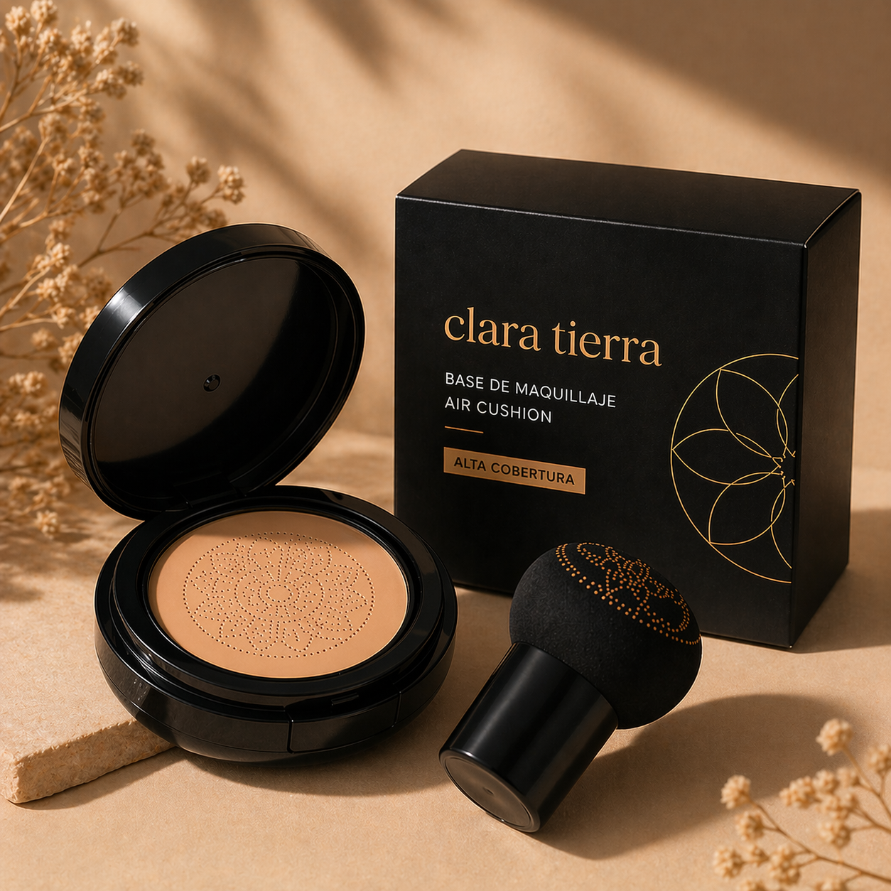 Clara Tierra - Base de Maquillaje Air Cushion