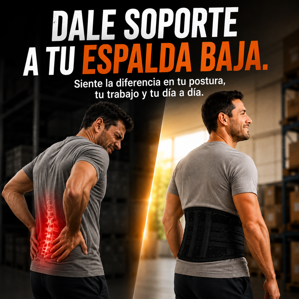 Clara Tierra – Faja de Soporte para Espalda Baja