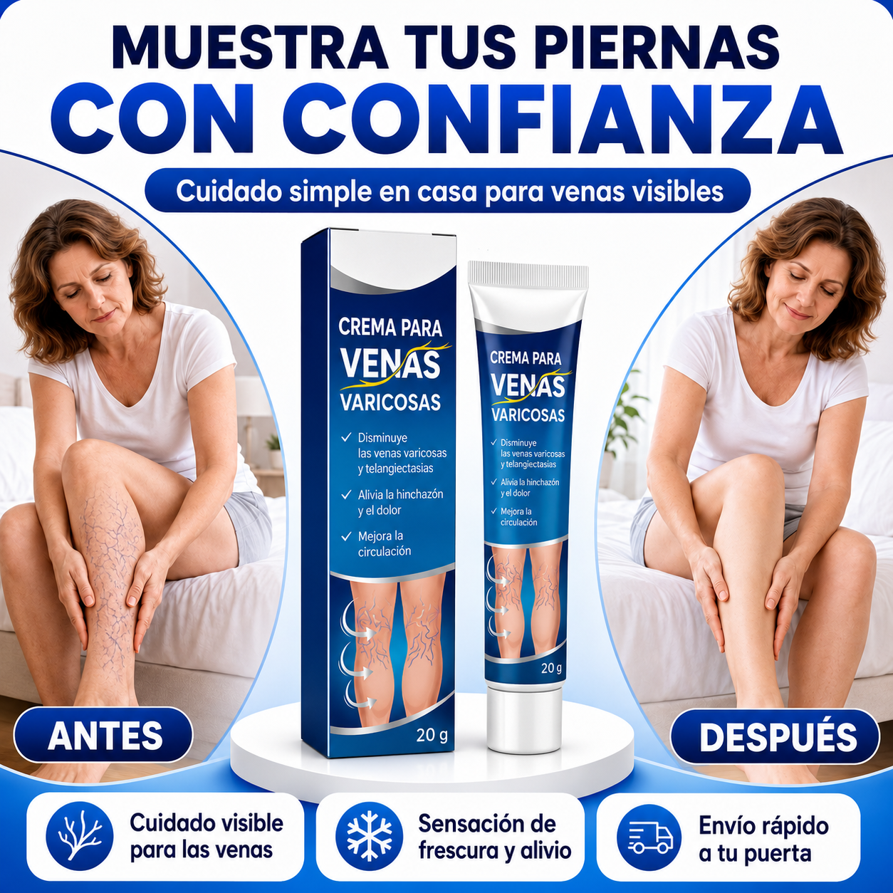 Clara Tierra - Crema Para Venas Varicosas