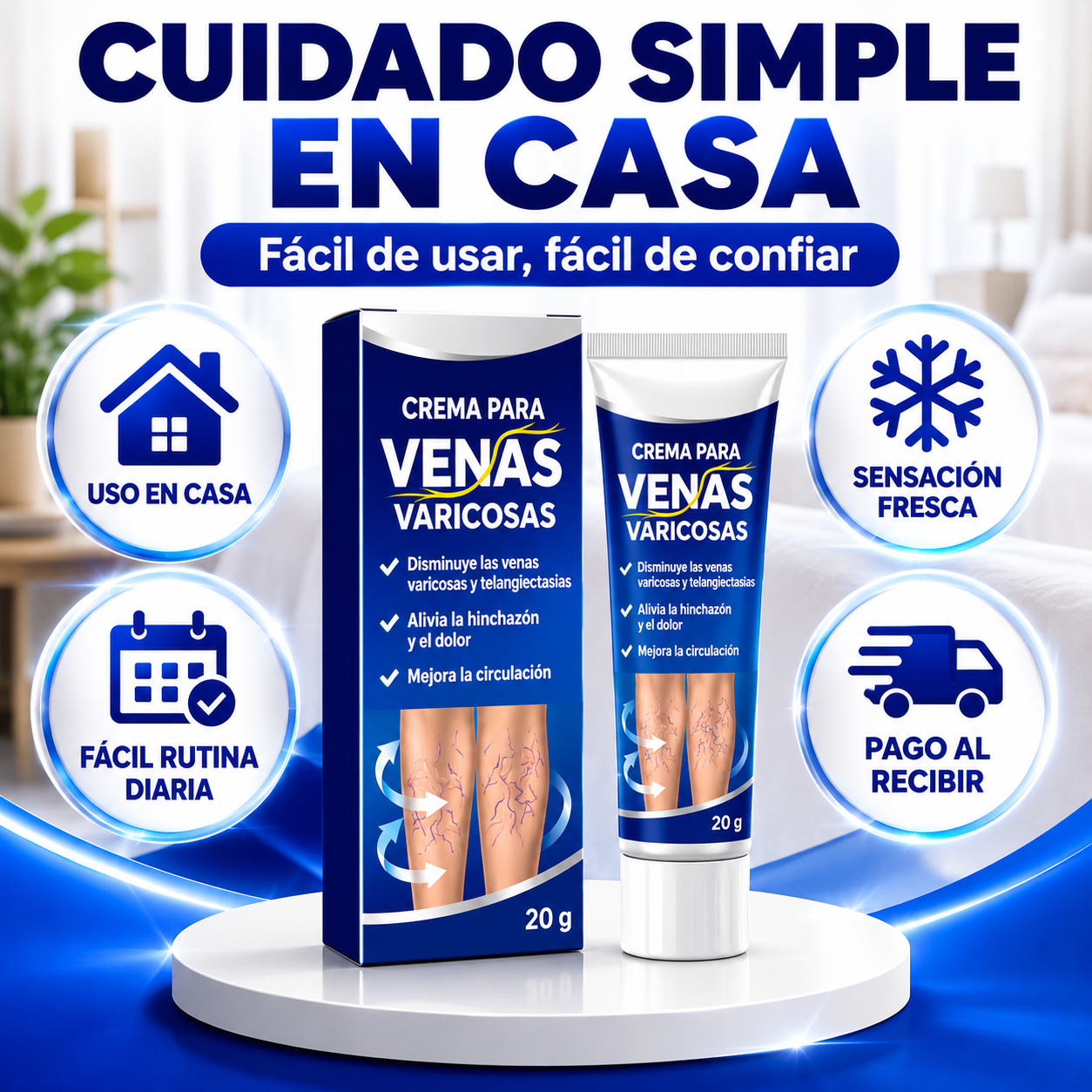 Clara Tierra - Crema Para Venas Varicosas