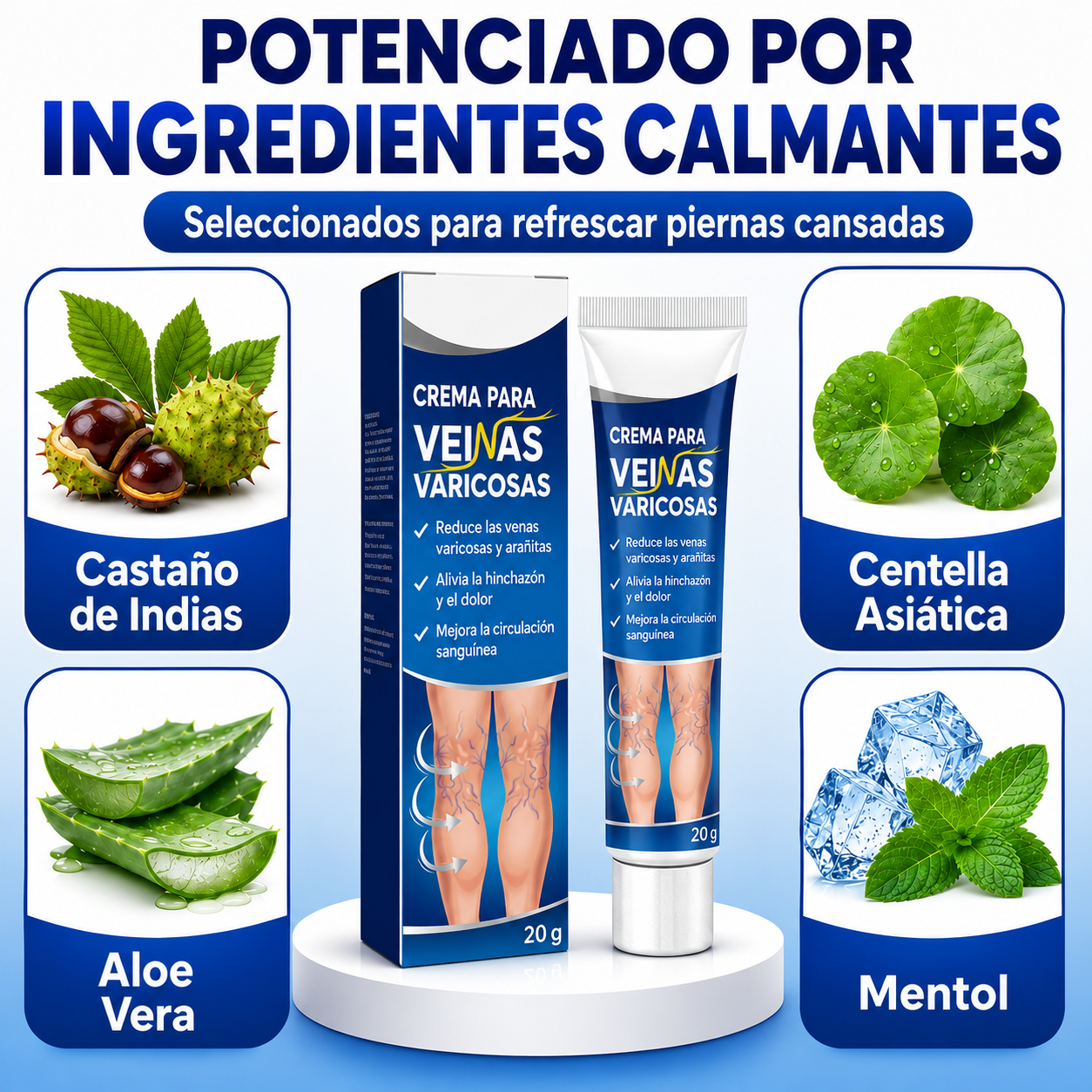 Clara Tierra - Crema Para Venas Varicosas