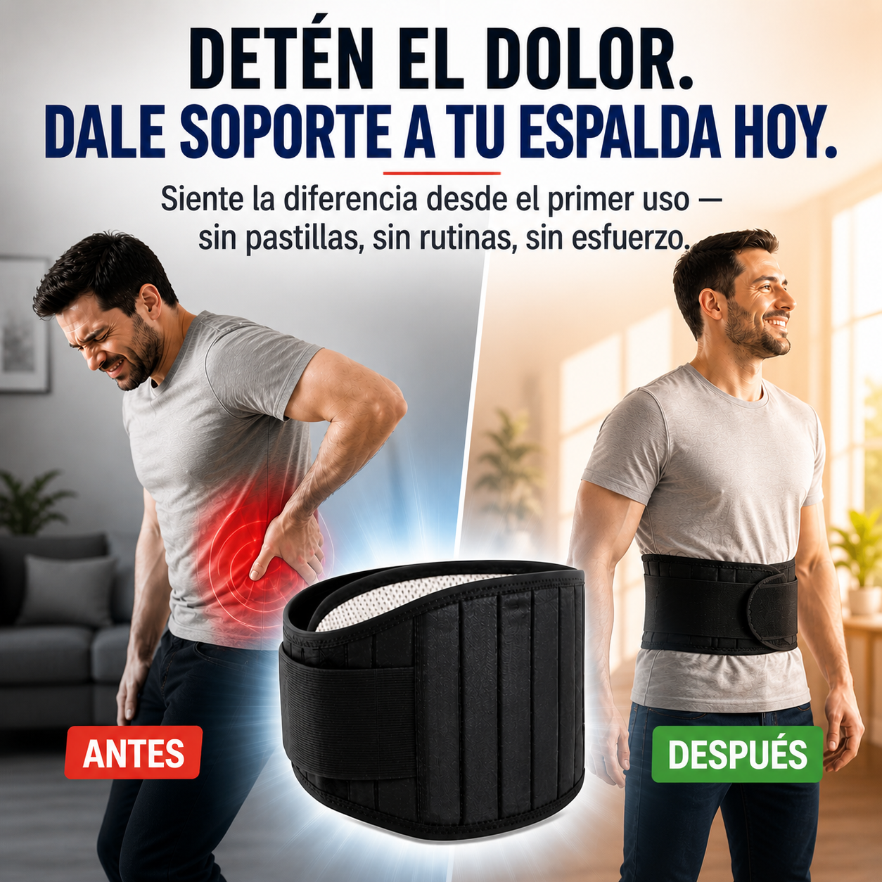 Clara Tierra - Faja de Soporte Lumbar