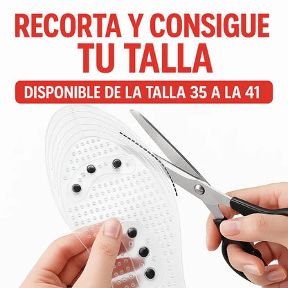 Plantillas Magnéticas Neos Mujer – Alivio de Juanetes, Fascitis y Circulación, Estiliza tu Cuerpo (Tallas de la 35 a la 41, Recortables)