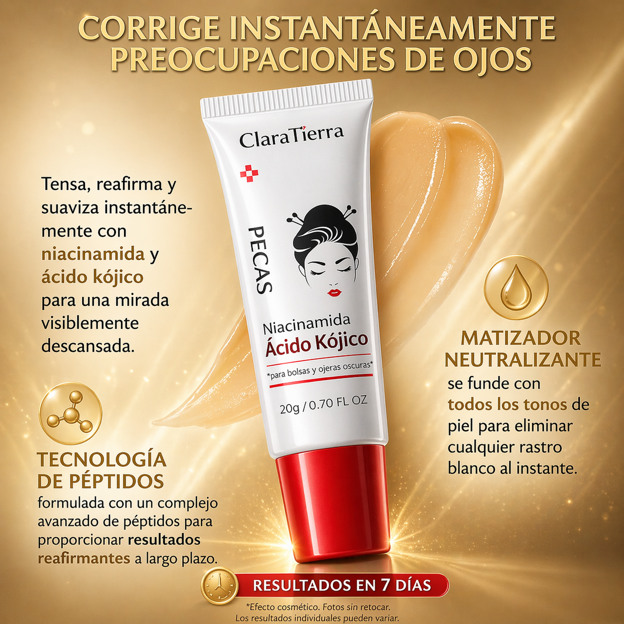 ClaraTierra Ojos Lift – Efecto visible inmediato | 2x1 HOY