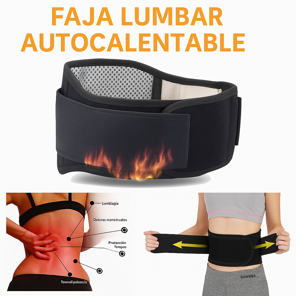 LumbarZen™ – Soporte con Calor Relajante